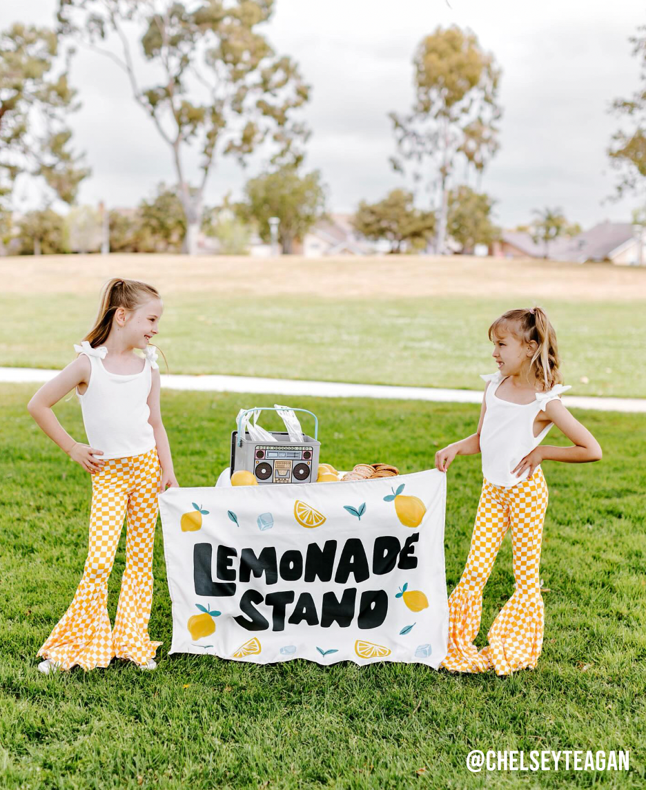 Lemonade Stand Banner - Kids Summer Pretend Play Wall Decor