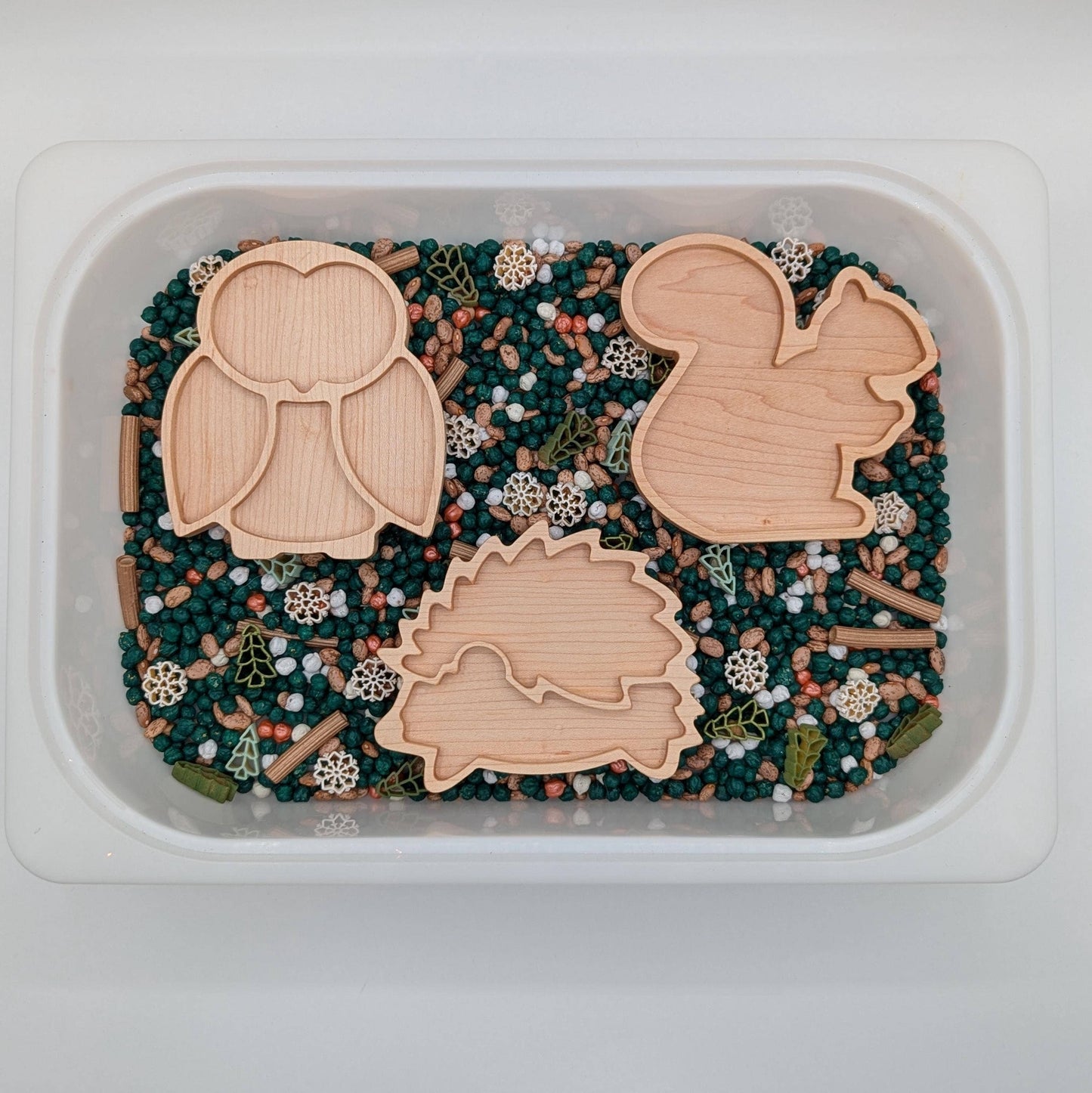 Mini Squirrel Sensory Play Tray