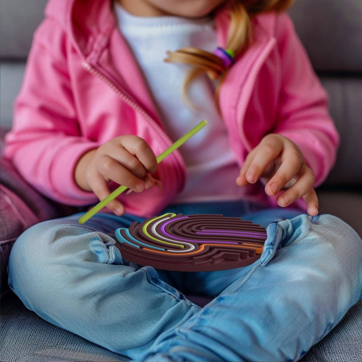 Silicone Sensory Activity Board Circle