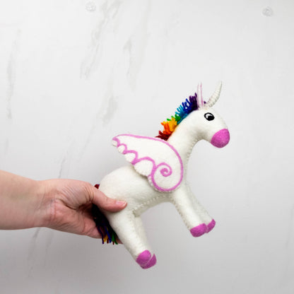 Felt Unicorn Rainbow - Large