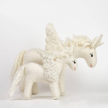 Felt Unicorn White